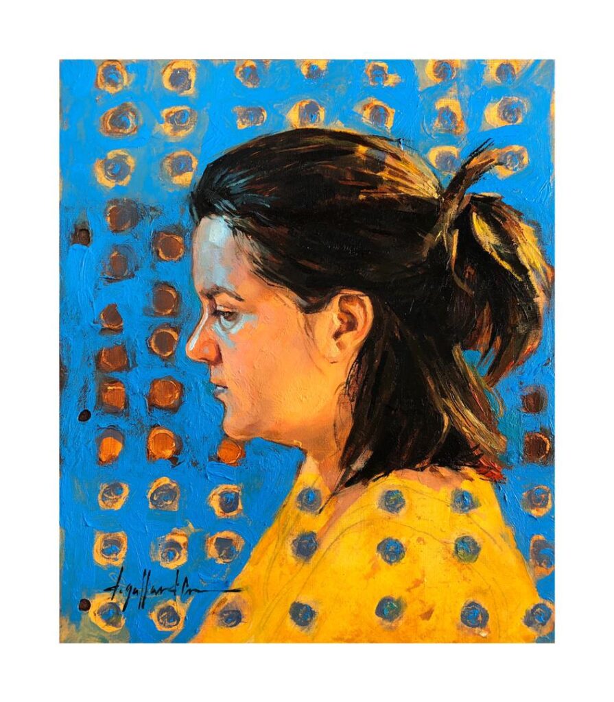 <em>Ella y sus lecturas</em>